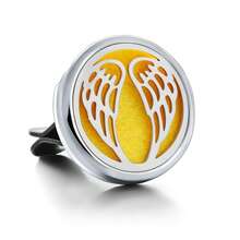 1pc Refillable Car Air Freshener Perfume Diffuser Clip, Auto Air Vent Car Interior Accessories, Car Aromatherapy Diffuser With 10pcs Pads - 30MM - View 27