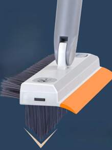 1pc Cleaning All-Rounder Scraper And Brush, Perfect For Floor, Bathroom, Toilet Grout, And Wall Cleaning. Multi-Functional Brush.