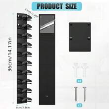1/2pcs Hat Organizer For Baseball Caps Black/White Modern Simple Baseball Cap Organizer Wall-Mounted Bedroom Wardrobe Clothes And Hood Storage Rack, Gender Reveal Party, Perfect For Birthdays, Weddings, Parties, The Perfect Gift For Colleagues, Friends, And Family, Back To School