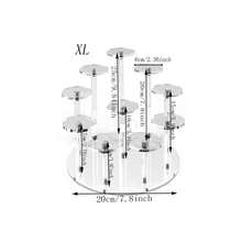1pc亚克力透明多层展示架，适用于化妆品、蛋糕、盲盒玩具、收藏品、珠宝首饰等展示需求 - 無色 - 查看 11