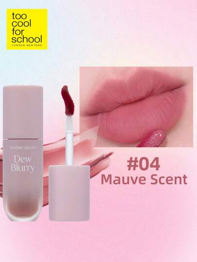 Too Cool for School ArtClass Dew Blurry Lip Tint, High Pigment Color, Longwear, Weightless, Velvet Matte Lipstick, Liquid Lipstick, Smooth, Long Lasting, K-Beauty, Korean Makeup