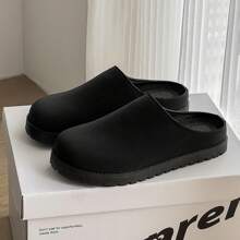 Men's New Closed Toe Slip-On Sandals, Soft Sole Fishing Shoes, Thick Bottom Slippers