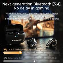 Monster GT16 In-Ear Bluetooth Headphones Bluetooth 5.4 HIFI Sound Quality 24-Hour Ultra-Long Battery Life Low Latency Intelligent Noise Reduction Chat Calmly And Smoothly Strong Compatibility - Multicolor - View 8