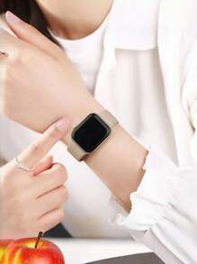 Compatible With Apple Watch Band For Teens Series 10/9/8/6/5/4/3/SE/Ultra 1&2 (38mm/40mm/41mm/42mm/44mm/45mm/46mm/49mm) - Anti-Sweat Silicone Strap With Hypoallergenic Design, Breathable & Non-Slip For School Sports & Daily Wear