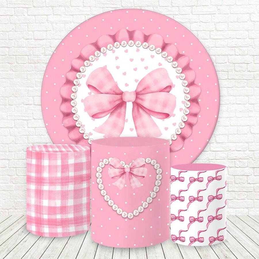 Felicita Round Panel And 3D Sublimated Fabric Covers Bow