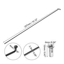 Bicycle Spokes Steel Bike Spoke With Nipples For Most Bicycle - 黑色 257mm 13G 36件鋼 - 查看 3