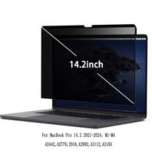 Geeignet für Air 13 Zoll und Pro 13/13,6/14/14,2/15,3/16,2 Zoll abnehmbare Bildschirmschutzfolien, wiederverwendbar, praktisch und schnell, um Datenschutzeingriffe zu verhindern und den Datenschutz zu verbessern.