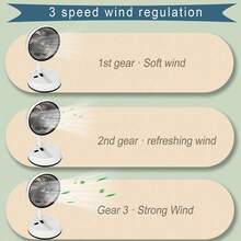 TENGKESi 1 Peça Ventilador Elétrico Recarregável Portátil de 8 Polegadas com Carregamento USB Tipo-C, 5V2A, F158-A, Rotação de 90 Graus, Telescópico, Dobrável, Timer, Oscilação Automática, Controle Remoto, Ventilador de Mesa/Piso Miniatura, Essencial para Casa, Viagem, Exterior