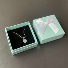 1pc Luxury Silver-Color Aquamarine Necklace, Women Minimalist Design Clavicle Chain, Sweater Chain Snake Bone Chain Accessory,Fashionable Chic Geometric Oval Pendant Necklace, Suitable For Daily & Date Wear