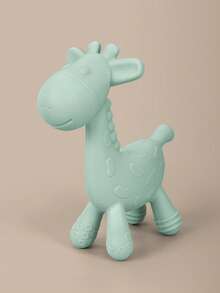 1 pieza Juguete de dentición de silicona, diseño de jirafa de dibujos animados, agarre fácil para recién nacidos, cuidado dental para bebés, accesorio de masticación de silicona, juguete de tacto para bebés, regalo de dentición - Multicolor - Ver 11