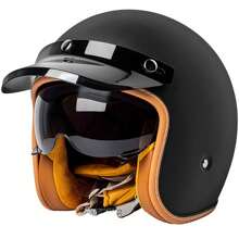 1 buc retro motocicletă cască ABS material moto anti-cădere cască patru anotimpuri căști motocicletă 3/4 cască motocross pedală croazieră vară pentru bărbați și femei accesorii motociclete