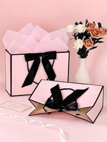 10个装 - 精致迷你礼盒 - 情人节、婚礼及各种庆祝活动的完美之选 - 适合盛放小礼物 - 饰以时尚的粉色和红色心形镂空图案，并配有LOVE字母丝带 - 是馈赠和派对装饰的理想之选