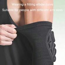 1Pair Of Unisex Professional Thickened Sports Fitness Elbow Pads Suitable For Volleyball Sponge Support Compression Elbow