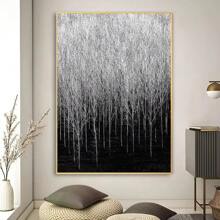 1 Stück/3 Stück Wandkunst Poster Pflanzen Teil Schwarz-Weiß Wald Poster Poster Kunst Bar Wohnzimmer Möbel Dekoration Ohne Rahmen/Mit Rahmen Leinwandkunst