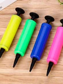 1/3 Stücke Set Ballon Luftpumpe, tragbare Handluftpumpe, manuelle Ballon-Aufblasvorrichtung, geeignet für Geburtstage, Feiern, Hochzeiten, Ballons (Farbe wird zufällig versendet)