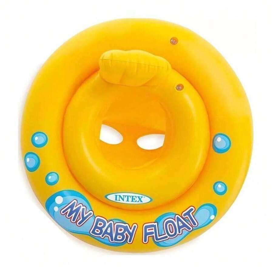 Inflatable Baby Float With Seat On Strap - Intex #59574 - Yellow - View 1