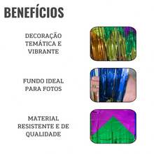 Metallic Curtain With Colorful June Flag - 彩色 - 查看 4