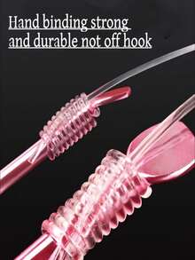 Outdoor Double Hook Fishing For Freshwater Fish, Suitable For Small And Medium-Sized Fish - Pink - View 4