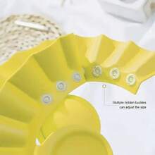 1pc Baby Shampoo Bath Hat, Soft Protective Cap, Adjustable Sun Visor, Prevent Water From Entering Eyes And Face, Suitable For Toddlers, Infants, Kids - Multicolor - View 5