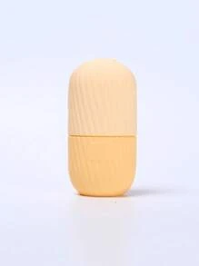 1 pieza Molde de cubitos de hielo de silicona para la cara, molde de rodillo de masaje de enfriamiento, molde de rodillo de belleza, masaje de la piel, reduce la rojez y la hinchazón, reduce los poros, terapia de frío, cuidado de la piel, silicona suave y duradera, deformable, herramienta de maquillaje de belleza, belleza, productos de cuidado de la piel, spa, autocuidado, herramientas de cuidado de la piel, cuidado facial, suministros de esteticista, masaje, herramienta de masaje facial, rodillo facial, rodillo de hielo, rodillo de hielo facial