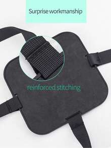 Baby Car Seat Mirror - Black, Small Size 9.64*6.88 Inch, Rear-Facing Installation, Can Observe Baby's Movement - Black - View 5