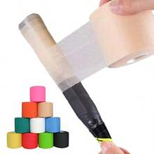 Accessori per palestra: Base sportiva, cuscinetto adesivo in spugna artificiale e pelle, ammortizzante per caviglia per badminton, fascia elastica in schiuma