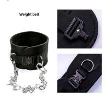 New Type Of Horizontal And Parallel Bar Fitness Pull-Up Weightlifting Belt, 1 Waist Strength Training Belt For Fitness, With Iron Chain