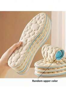 Breathable High Elasticity Shock-Absorbing Sports Insoles, Suitable For Men And Women,Ultra-Comfort Memory Foam Insoles For Men And Women - Anti-Odor, Sweat-Absorbing, Massage For Running, Sports, And Daily Wear - Breathable, And Foot Care Solution