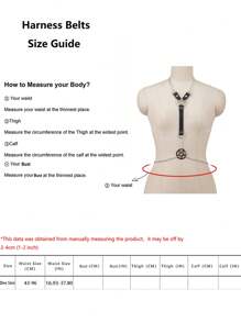 1 Piece Adjustable Women's Star Chain Suspenders, Punk Style PU Leather Belt, Perfect For Fetish Costumes Sexy Lingerie Accessories, Silver Pentagram Decorated Gothic, Women's Body Harness & Neck Binding Lingerie Unique Wearable Experience For Halloween Party Builds!