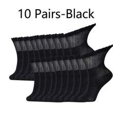 3/10 pares de calcetines transpirables para diabetes, calcetines cilíndricos medios sin restricción elástica para hombres y mujeres, regalo de salud, tela de alta elasticidad, calcetines neutros, calcetines con maldición dulce, los grandes calcetines D, calcetines con picos, sin restricción, parte superior tejida plana, cómodos