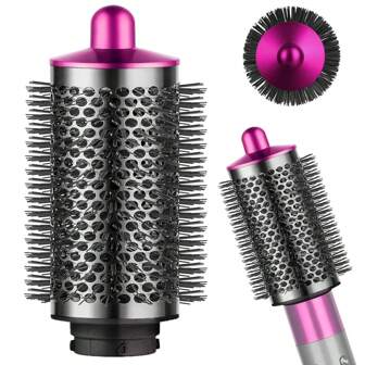 Grande brosse ronde volumisante pour accessoires de diffuseur, nickel/cuivre, volumiseur ovale plus grand pour un style ébouriffé