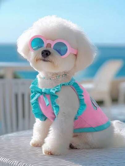 قطعة واحدة من أزياء عطلة الحيوانات الأليفة، سترة بأكمام نفخة للكلاب والقطط