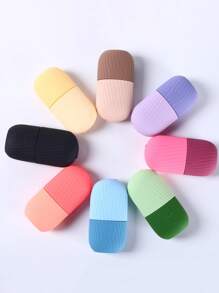 1 pieza Molde de cubitos de hielo de silicona para la cara, molde de rodillo de masaje de enfriamiento, molde de rodillo de belleza, masaje de la piel, reduce la rojez y la hinchazón, reduce los poros, terapia de frío, cuidado de la piel, silicona suave y duradera, deformable, herramienta de maquillaje de belleza, belleza, productos de cuidado de la piel, spa, autocuidado, herramientas de cuidado de la piel, cuidado facial, suministros de esteticista, masaje, herramienta de masaje facial, rodillo facial, rodillo de hielo, rodillo de hielo facial