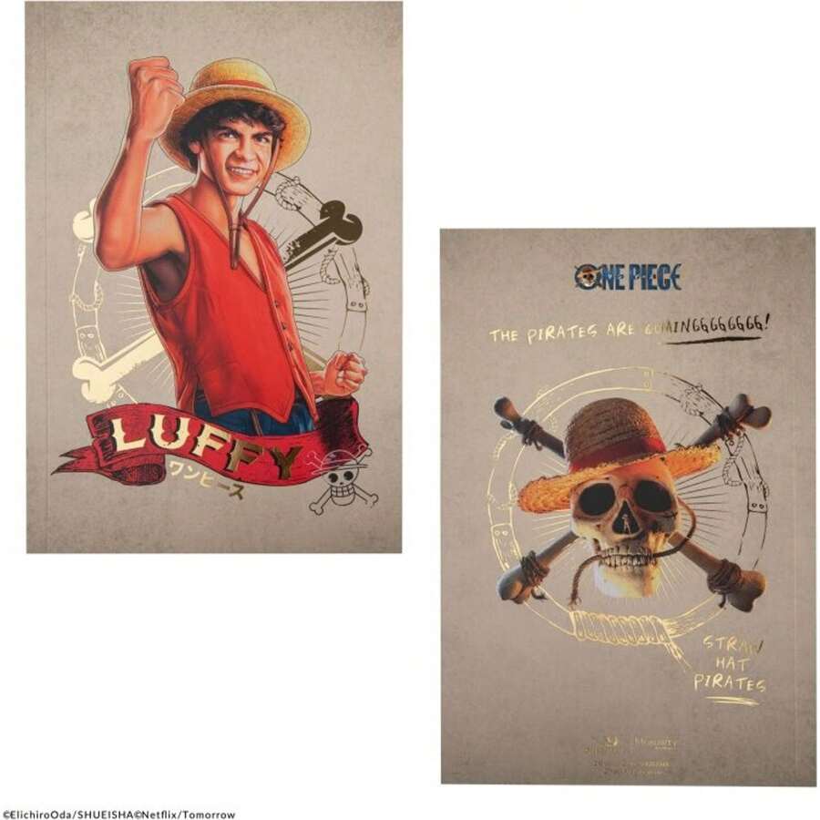 ONE PIECE Monkey D. Luffy Softcover-Notizbuch mit glatter Schreibfläche für die Schule oder das Büro – Kompaktes und leicht zu tragendes Notizbuch, ideal zum Schreiben oder Zeichnen ⚫ KOSTENLOSER Versand ✅ Lieferung innerhalb von 24/48 Stunden nach Spanien (Halbinsel)