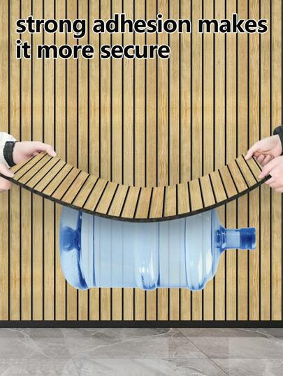 Roll Self Adhesive Wallpaper, Wood Grain Imitation Wand Panels, Thickened Waterproof IPXE Stickers, Indoor Living Room, Ceiling, Bedroom Office ation view 6