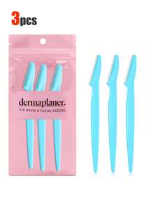 30 piezas. Set de recortador de cejas, recortador de cejas, recortador de cejas de mango largo, herramienta de belleza, utilizado para recortar las cejas, afeitadora, herramienta de exfoliación de precisión recortador de cejas, hoja de afeitadora facial, hoja de recortador de cejas y afeitadora con cubierta protectora, utilizado para eliminar el vello facial y corporal, adecuado para viajes, adecuado tanto para hombres como para mujeres. 1/3/6/12/24 piezas.