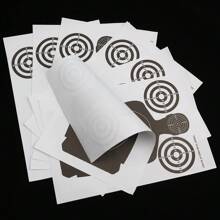 1 Pack Of 10 Shooting Target Papers For Shooting Practice
