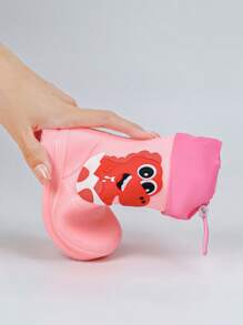 Une paire de bottes de pluie pour enfants pour toutes les saisons, anti-dérapantes et résistantes à l'usure, pour garçons et filles, avec un design en forme de dinosaure et de crocodile, imperméables et sans odeur, chaussures d'eau de sport, convenant aux jeux extérieurs et à l'habillement les jours de pluie, ainsi qu'aux voyages extérieurs pendant la saison des pluies