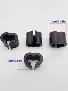 10pcs/20pcs Link Fixing Buckle, Pet Cage Iron Link Fixing Buckle, Mesh Connecting Plastic Connector Clip, For Iron Cage Installation And Fixing, Wire Fixing, Window, Wardrobe, Storage Rack