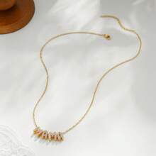 Customized 18k Gold Plated Stainless Steel Bubble Letter Necklace, Customizable Name, Suitable For Wedding, Valentine's Day, Mother's Day Gifts