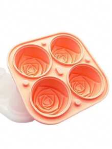 1pc,Rose Ice Cube Silicone Mold For DIY Creative Ice Cream,