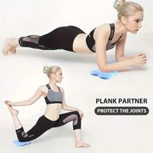 2 Set di ginocchiere protettive in schiuma ad alta elasticità, tappetino antiscivolo, set universale (polso/gomito/ginocchio) per yoga, pilates, fitness, allenamento domestico e sport