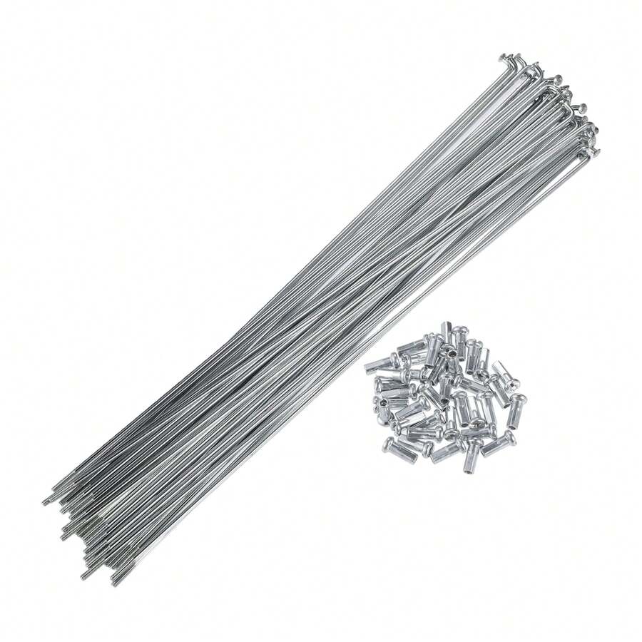 Bicycle Spokes Metal Bike Spoke With Nipples For Most Bicycle - 銀色 234mm 14G 36件金屬 - 查看 1