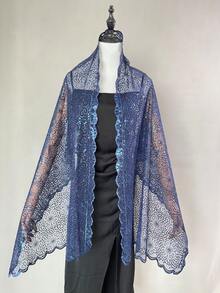 1 chiếc khăn choàng/khăn choàng thêu sequin đa năng dành cho nữ, thích hợp cho đám cưới và nhiều dịp khác nhau - Nhiều màu - Xem 17