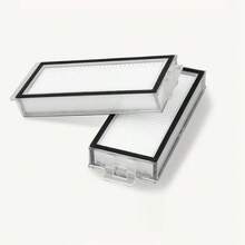 4 Packs Washable Filters For Roborock Q7, Q7+, Q7 Max, Q7 Max+, Q5 Pro, Q5 Pro+, Q8 Max, Q8 Max+ Robot Vacuum HEPA Filters - Black and White - View 2