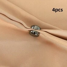 4 pièces/8 pièces Pinces magnétiques pour foulards, fixateurs de col de chemise, broche cachée anti-exposition pour les foulards, broche décorative 2 en 1