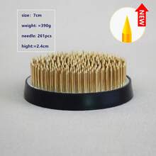 1pc Kenzan Flower Arranging Needlepoint Holder, Chinese Zen Style Flower Holder, Densified Copper Needle Flower Stand, Flower Arranging Fixing Tool Home Decor Vase Room Decor Flower Vase Glass Vase - Black - View 15