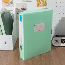 Mauldin File Box PP Office Supplies A4 Data Box Plastic File Storage Box Back To School
