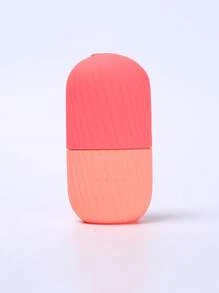 1 pieza Molde de cubitos de hielo de silicona para la cara, molde de rodillo de masaje de enfriamiento, molde de rodillo de belleza, masaje de la piel, reduce la rojez y la hinchazón, reduce los poros, terapia de frío, cuidado de la piel, silicona suave y duradera, deformable, herramienta de maquillaje de belleza, belleza, productos de cuidado de la piel, spa, autocuidado, herramientas de cuidado de la piel, cuidado facial, suministros de esteticista, masaje, herramienta de masaje facial, rodillo facial, rodillo de hielo, rodillo de hielo facial