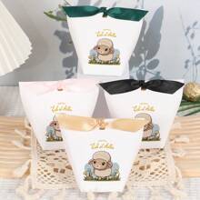 10 sztuk Wygodne i praktyczne akcesoria na przyjęcie weselne na Eid Al-Adha, miniaturowa torebka na słodycze i przekąski, odpowiednia na spotkania rodzinne, imprezy, święta, pudełko na słodycze i ciasteczka